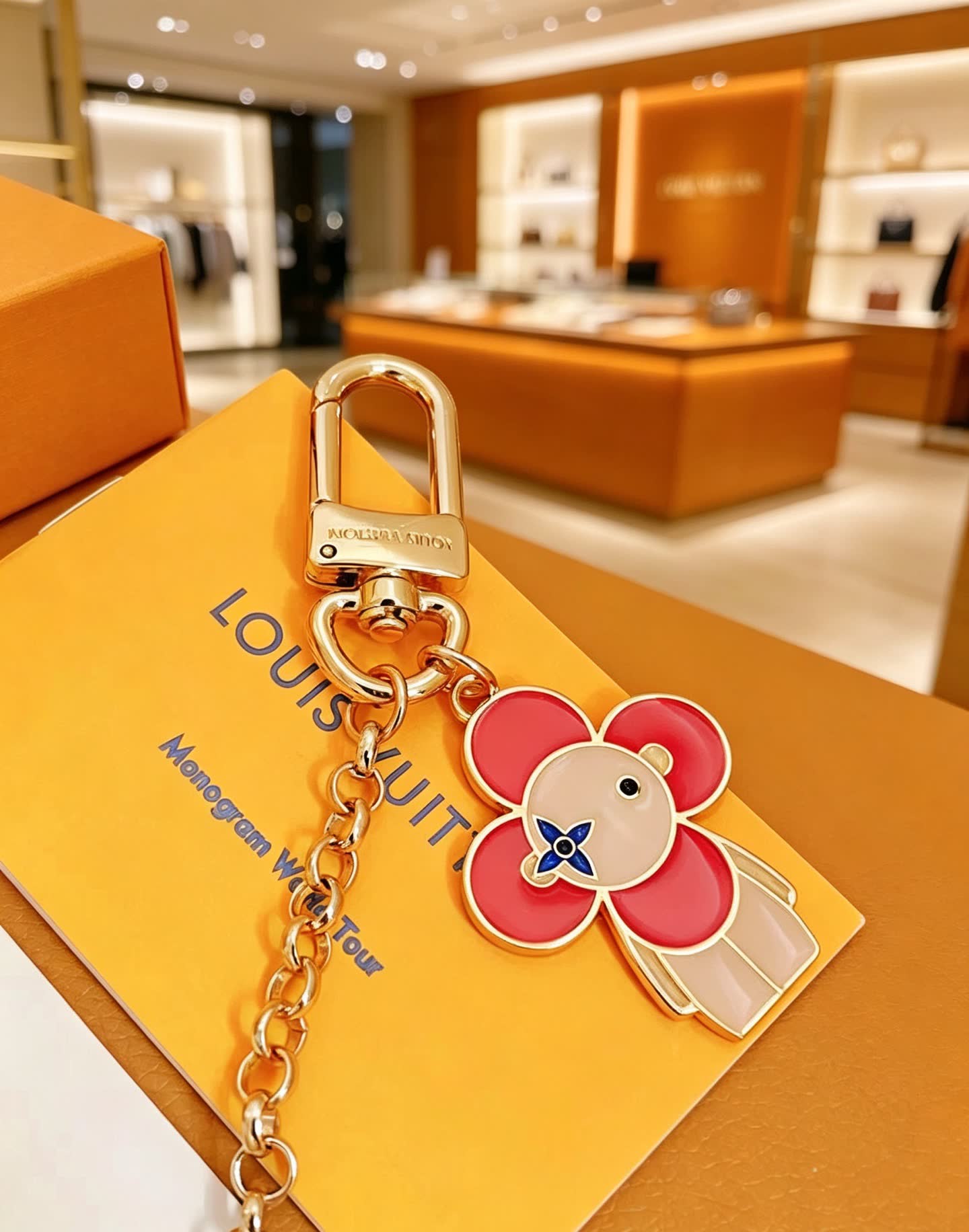 Louis Vuitton Enamel Flower Charm